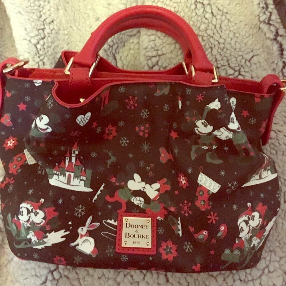 Dooney & Bourke Disney Mickey & Minnie Holiday bag